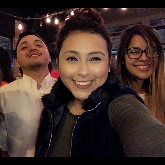 J. Crew — Navy blue faux fur vest! - Picture 11 of 11